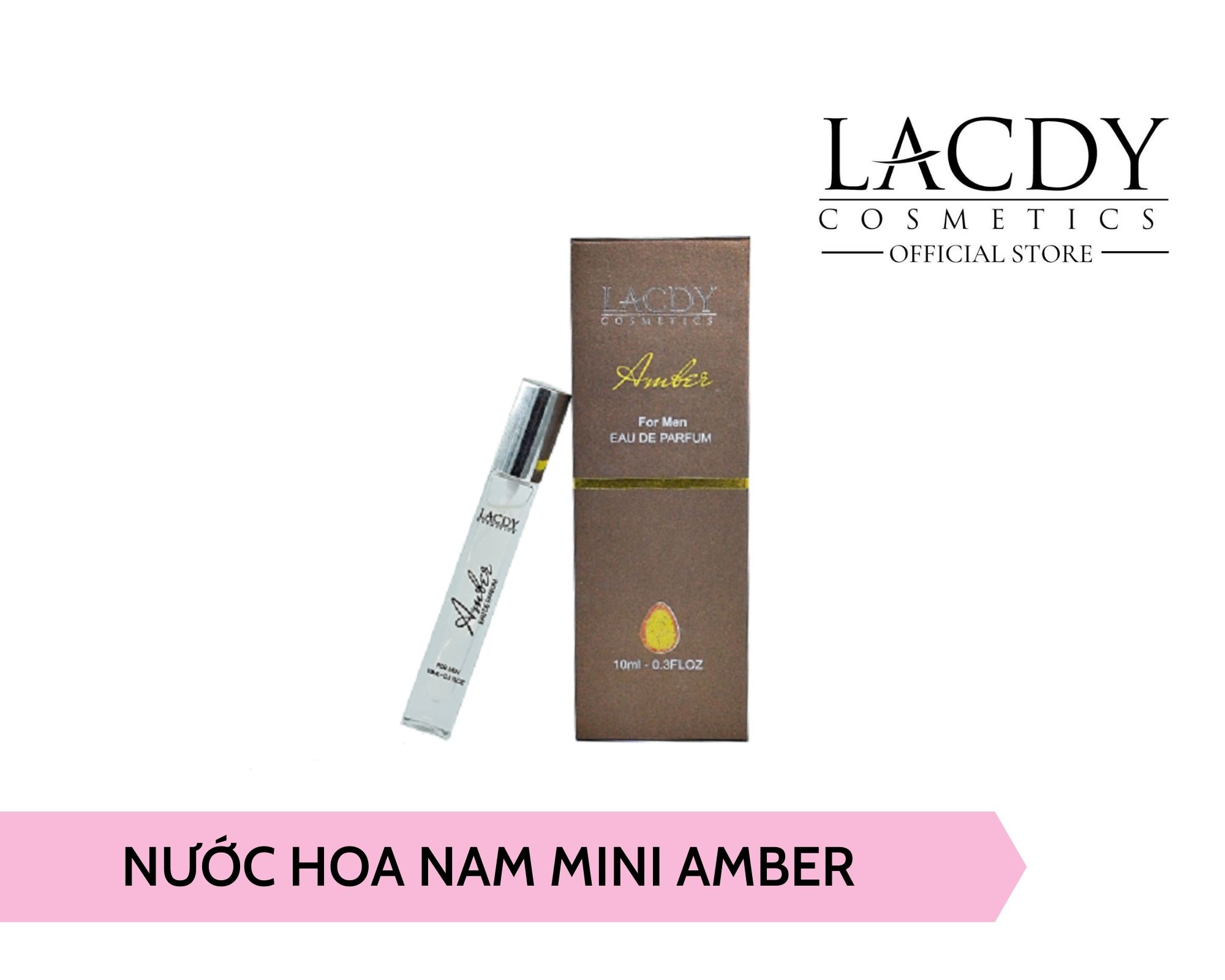 016 – AMBER – Nước hoa nam hương Hổ Phách (10ml)