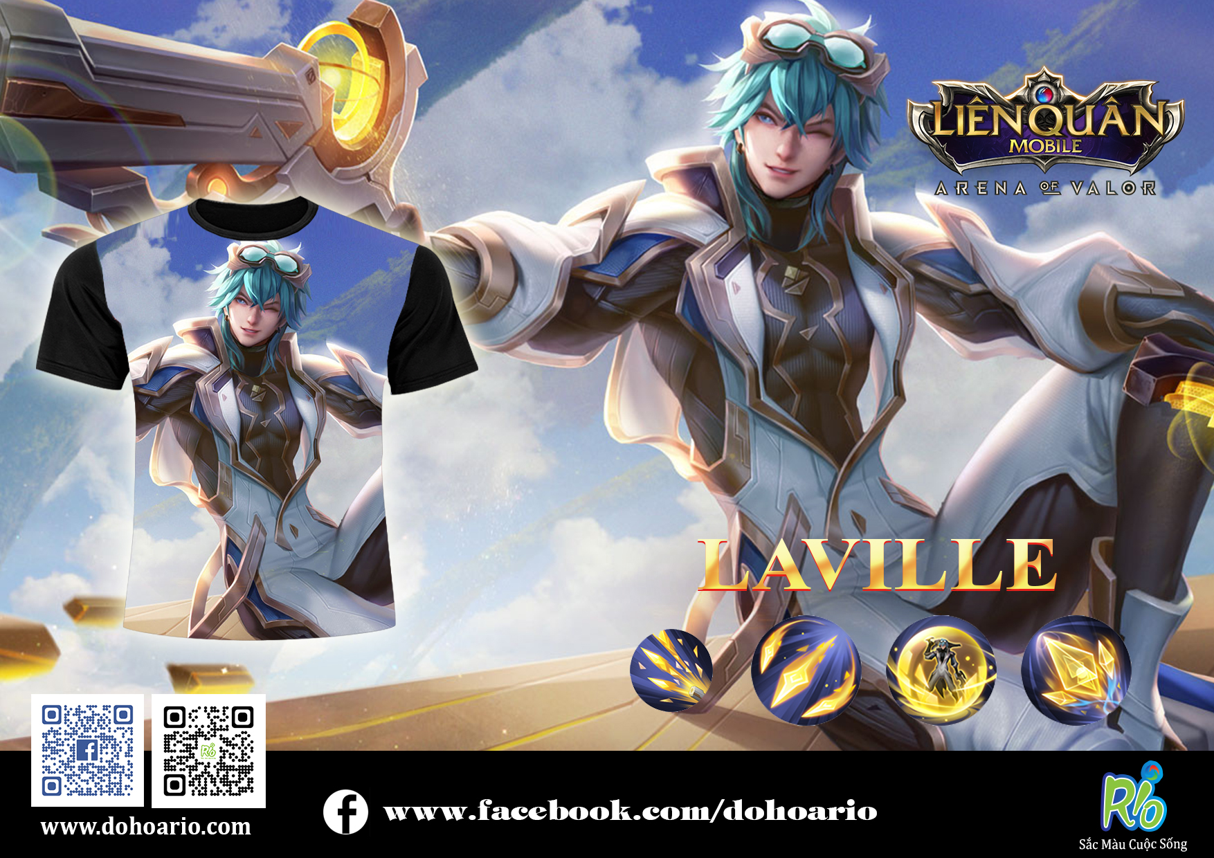 Áo thun liên quân Rio - LAVILLE