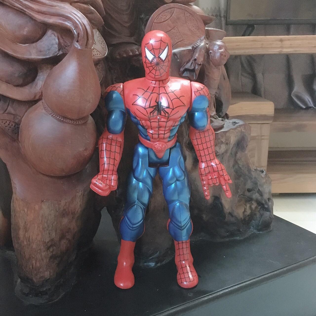 Mô hình siêu nhân nhện có đèn, siêu anh hùng spiderman loại to