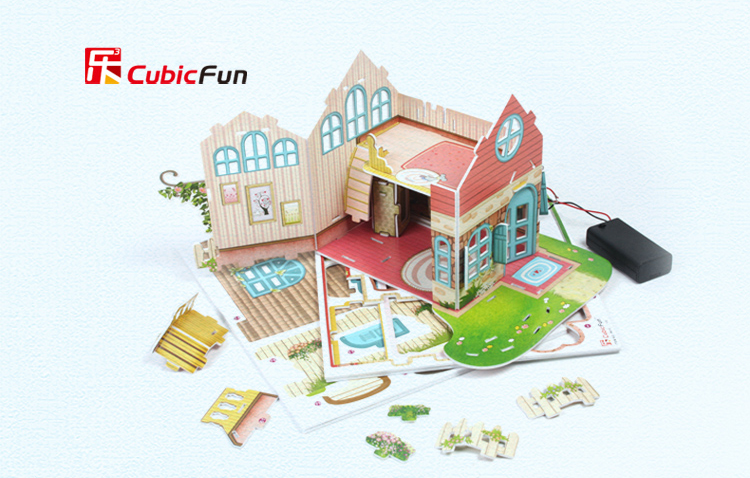 Mô hình giấy 3D CubicFun - Sweet Villa - P615h