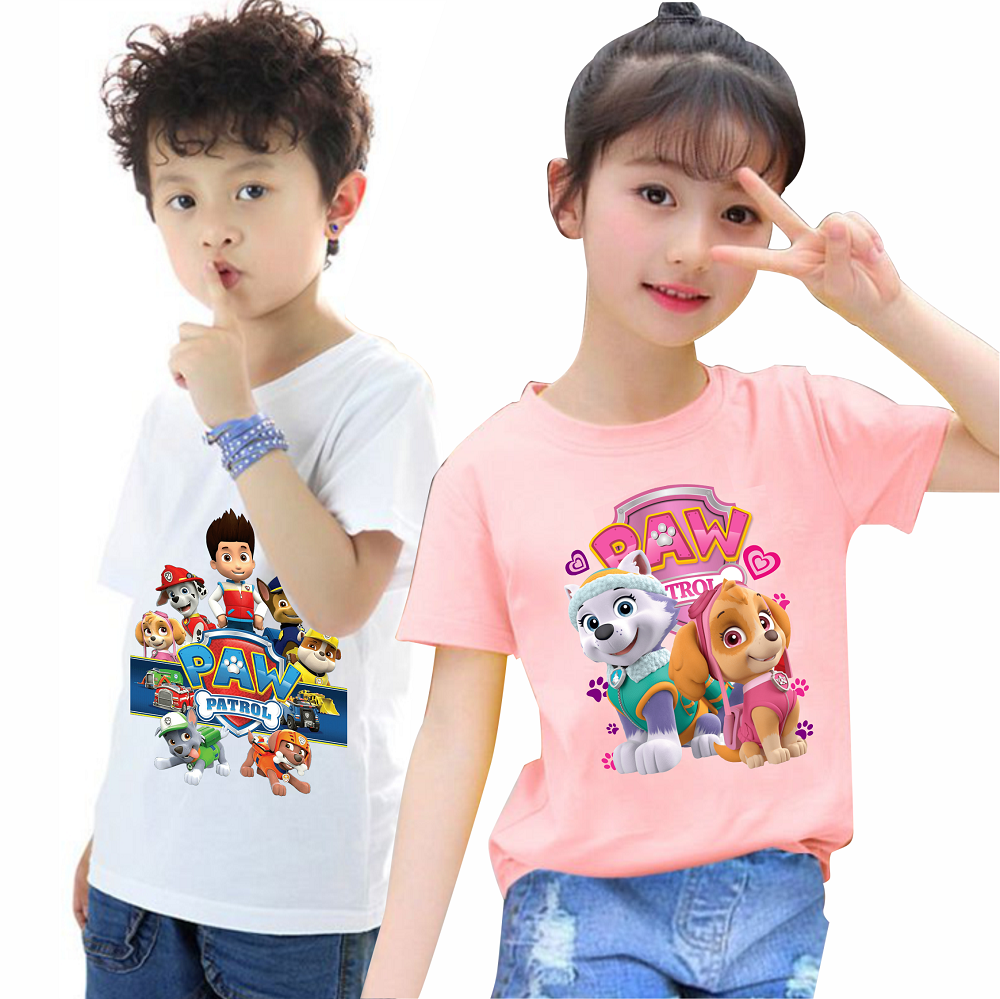 Hot] Áo Thun Đội Chó Cứu Hộ Paw Patrol Tay Ngắn Cho Bé | Lazada.Vn