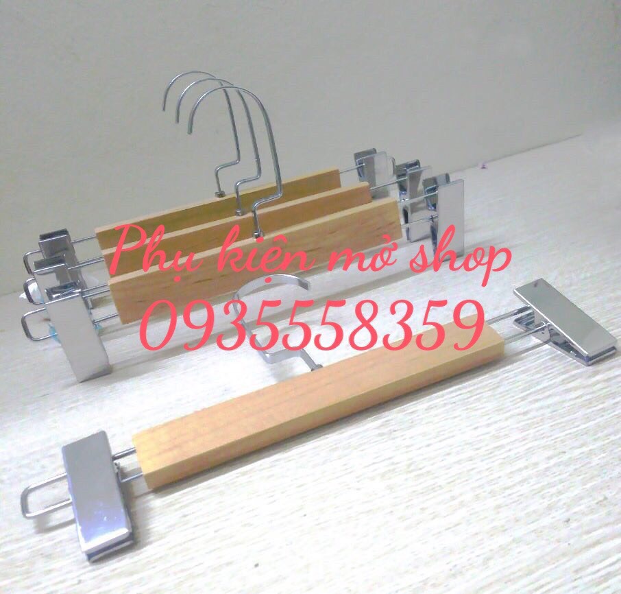 10 Móc Kẹp gỗ vàng người lớn