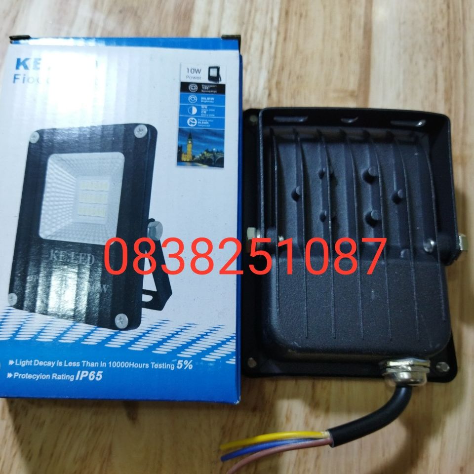 Đèn pha led 10w chiếu sáng sân vườn bảng hiệu chống nước
