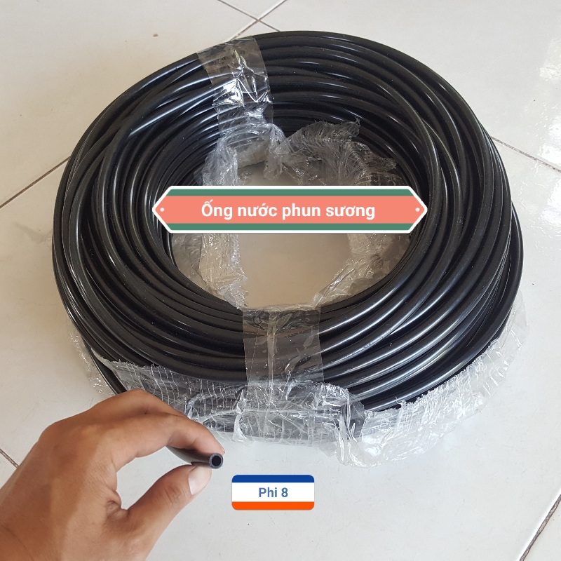 Cuộn 100m ống nước tưới phun sương phi 8