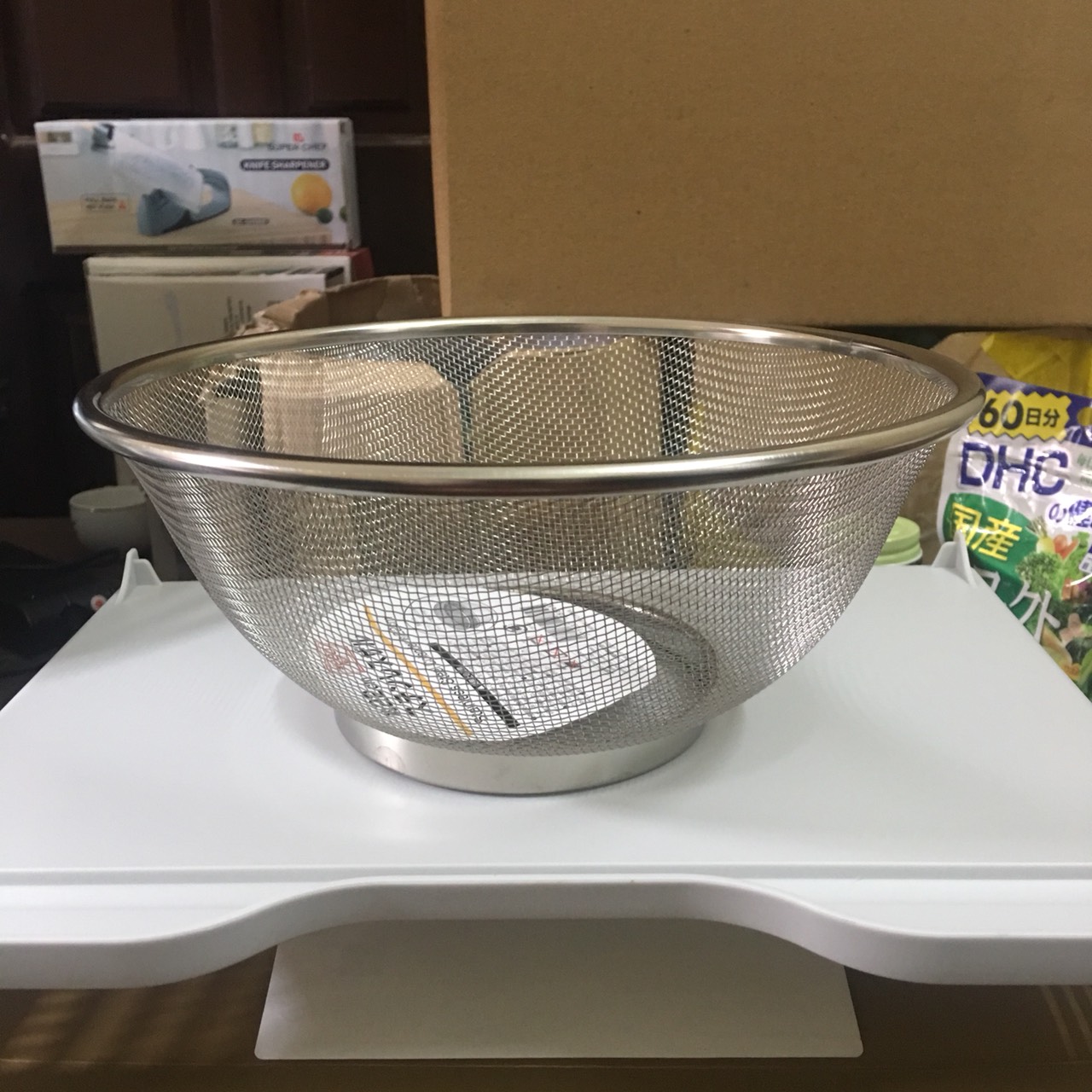 Rổ inox cao cấp ECHO Metal Nhật Bản 22cm (inox không hoen gỉ)