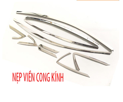 Nẹp viền cong, chân kính Hyundai Accent 2018-2022
