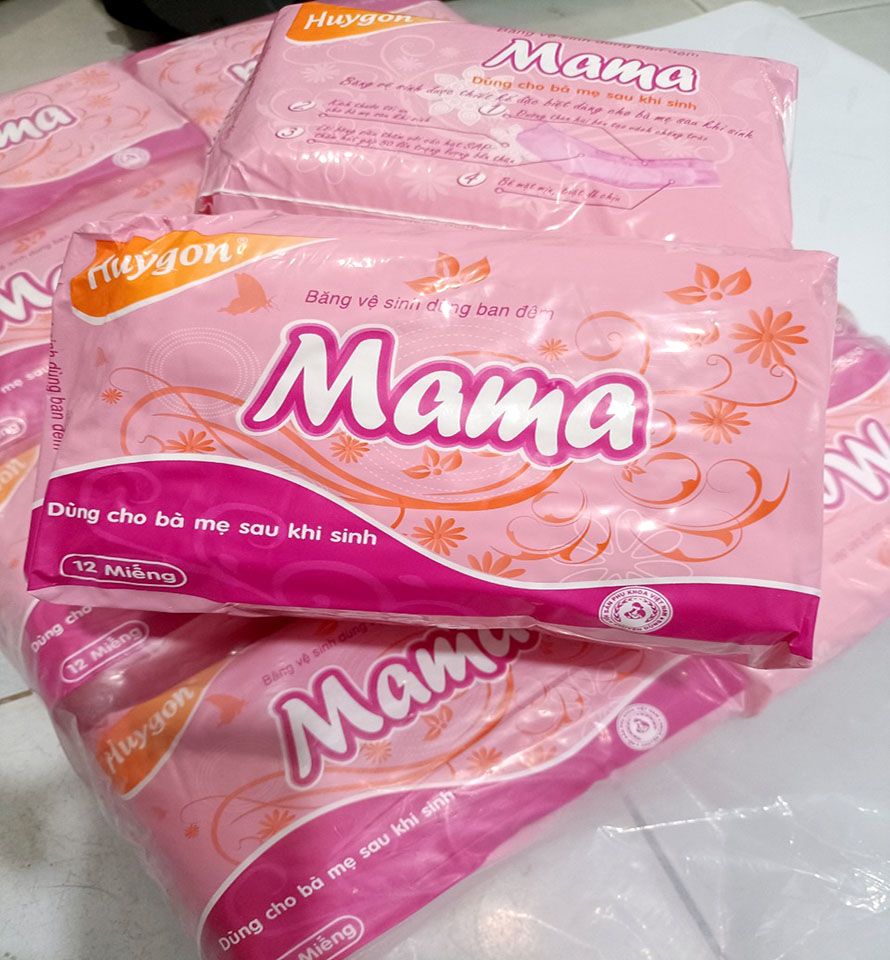 Băng vệ sinh mama gói 12 miếng cho mẹ