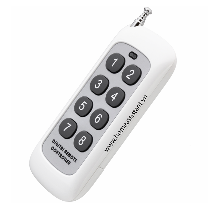 Remote Control 8 Button RF 433MHz R1.8