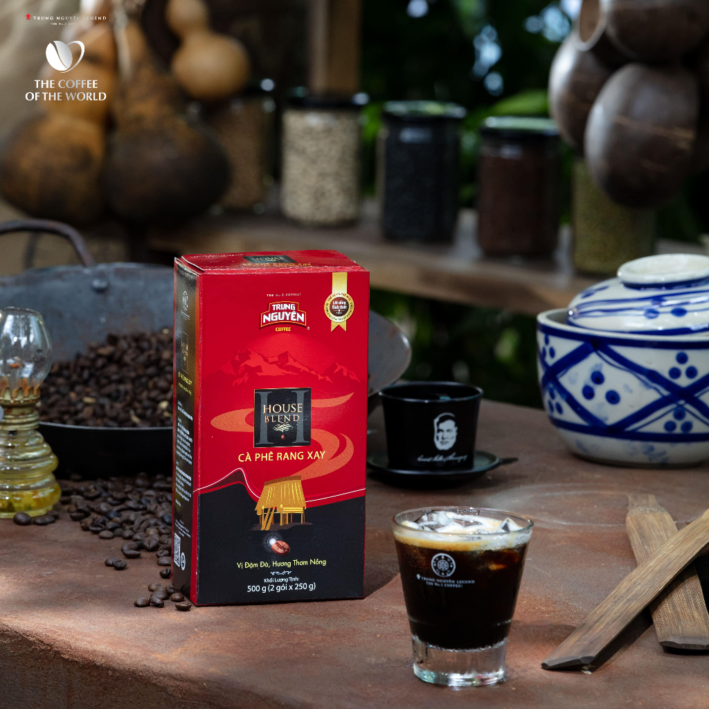 [HCM]Cà phê rang xay Trung Nguyên - Cà phê House Blend