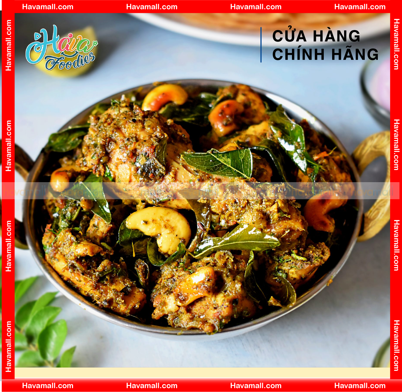 Lá Cà Ri Cari Khô Havafood Gói 5g – Curry Leaf (Hàng Sample Tặng)