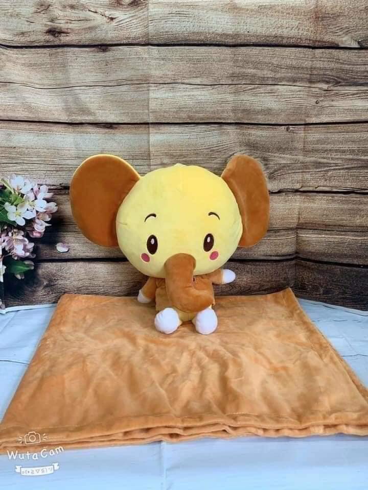 Bộ mền gối ôm voi con Nutren cho bé