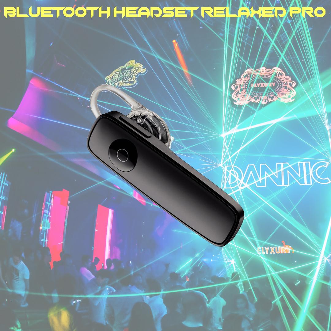 Tai nghe Bluetooth Relaxed Pro Headset Bluetooth V4.1 có nghe nhạc (Đen)