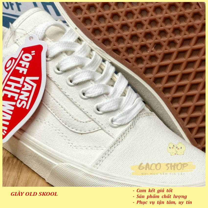 Giày thể thao Old Skool Trắng [GACO SHOP]
