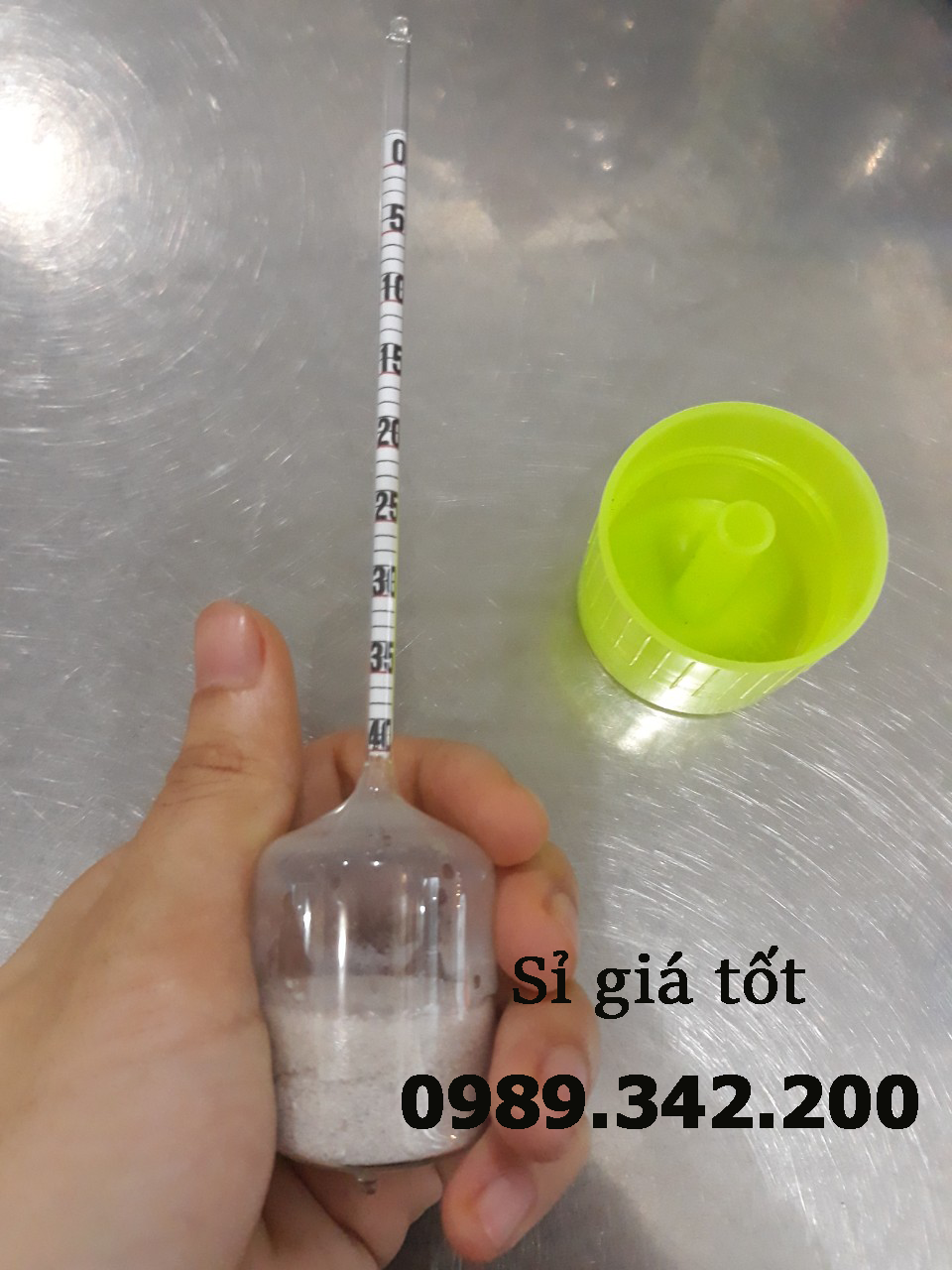 Ống đo độ mặn việt nam lõi thủy tinh