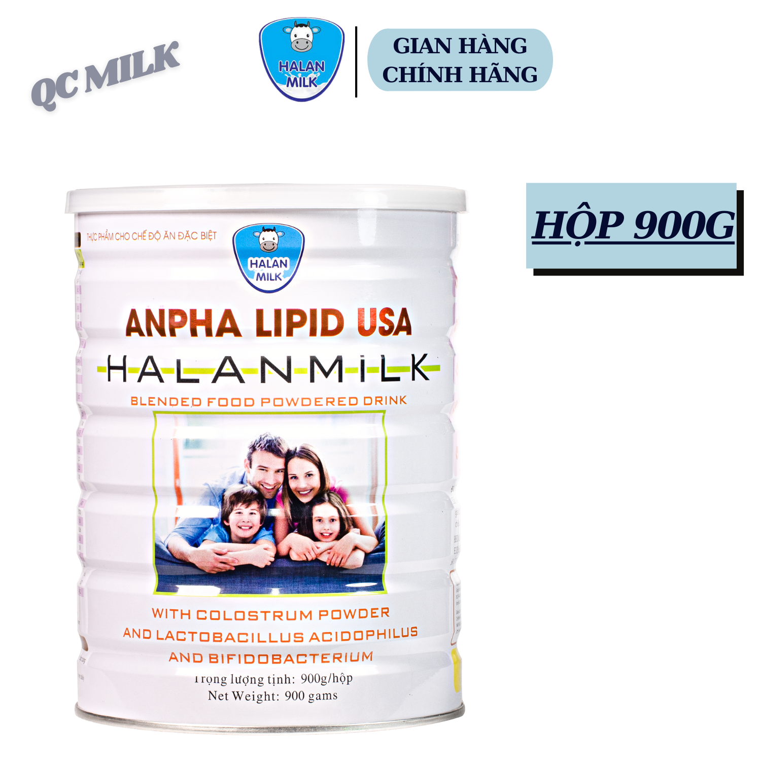Sữa non Anpha Lipid USA 900g - Giúp tăng sức đề kháng, phục hồi nhanh sức khỏe