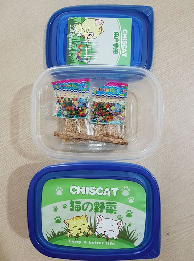 Bộ trồng cỏ mèo - Phụ kiện Long Vũ
