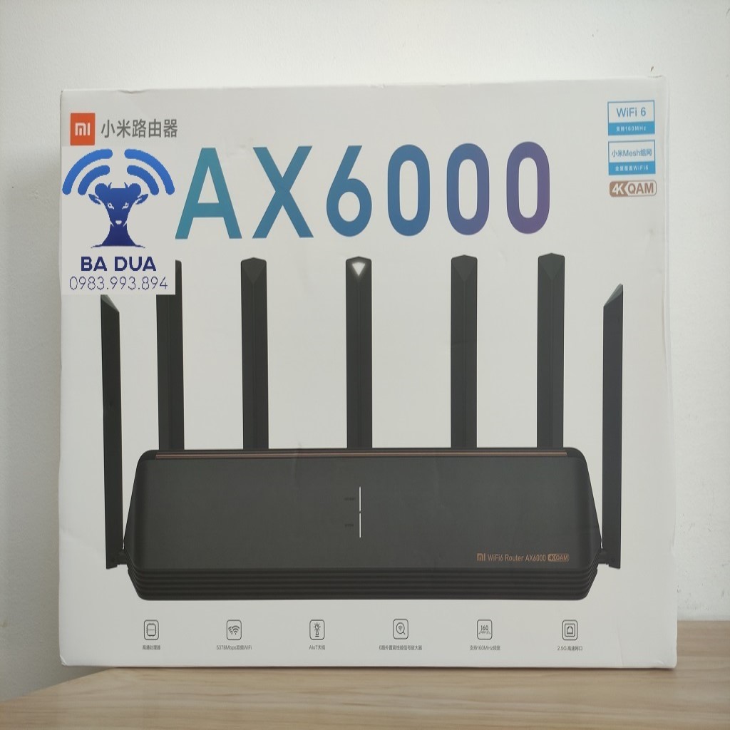 Bộ Phát Wifi Mesh Wifi 6 6E Xiaomi AX6000