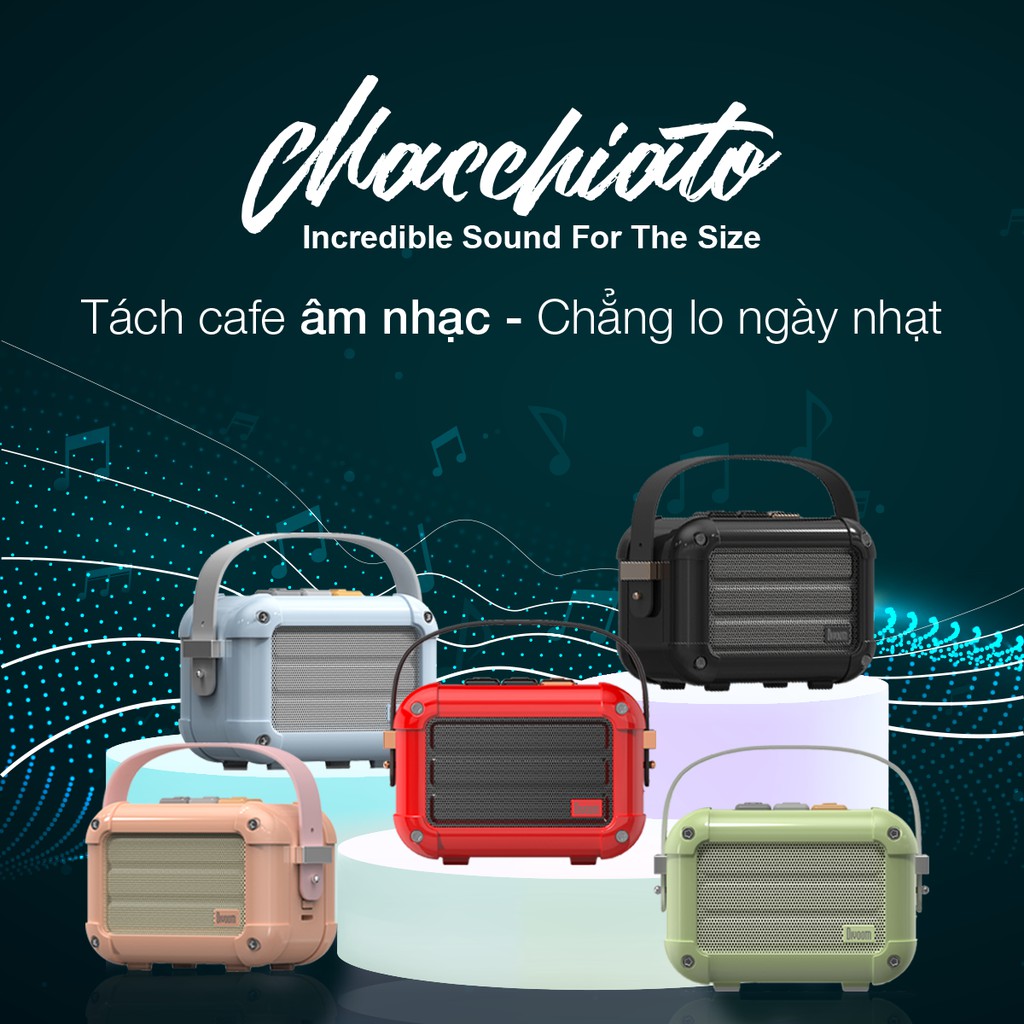 Loa Bluetooth Divoom Macchiato 6W - Dâu Đen Store