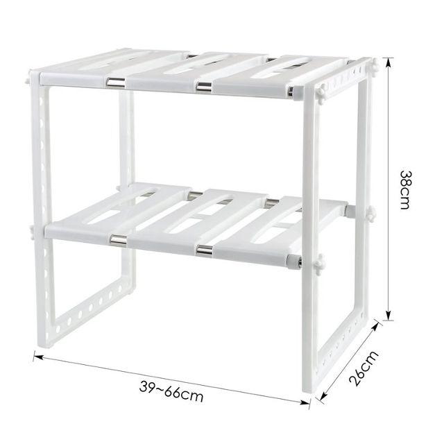 [HCM]Kệ gầm bếp co giãn 2 tầng đa năng