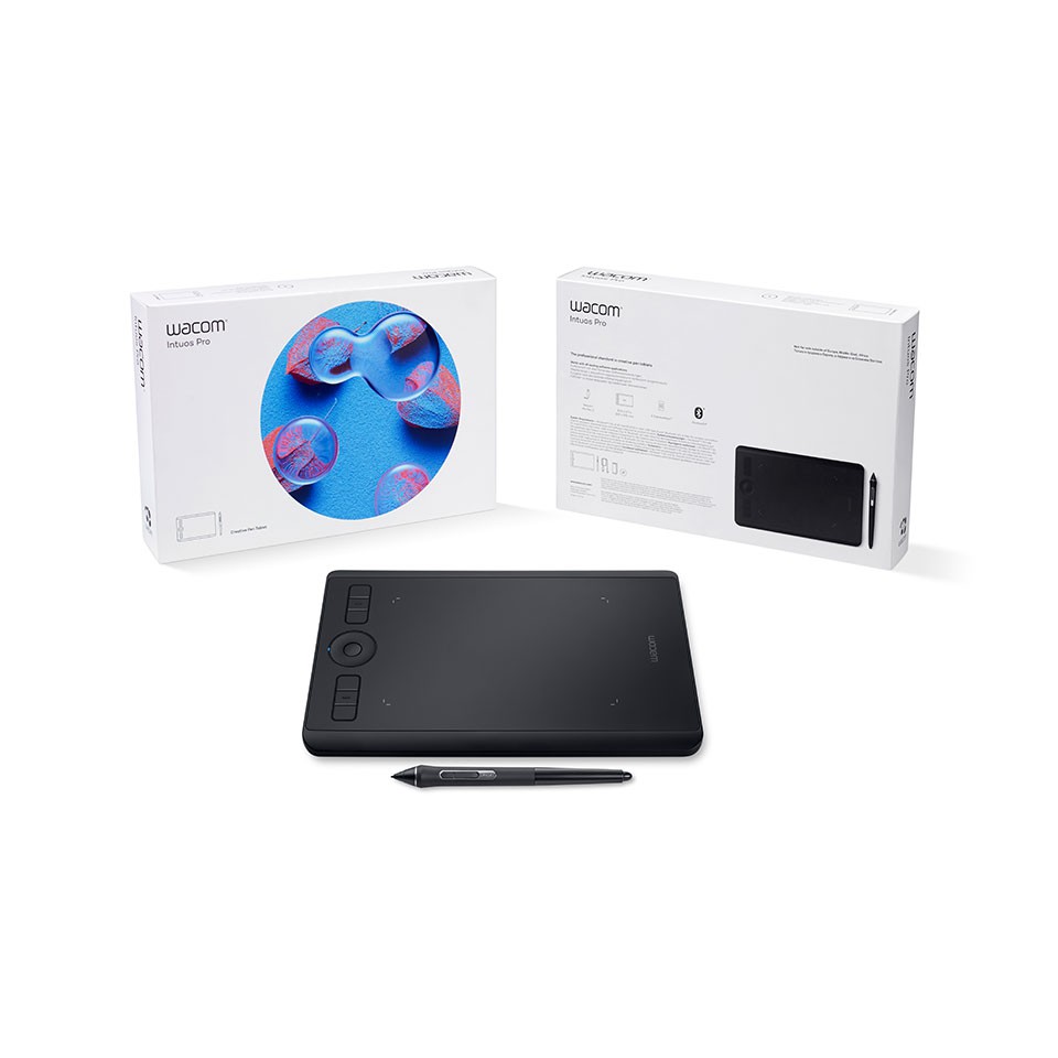 [Trả góp 0%]Bảng Vẽ Wacom Intuos Pro S PTH-460 (Hàng Phân Phối Chính Thức)