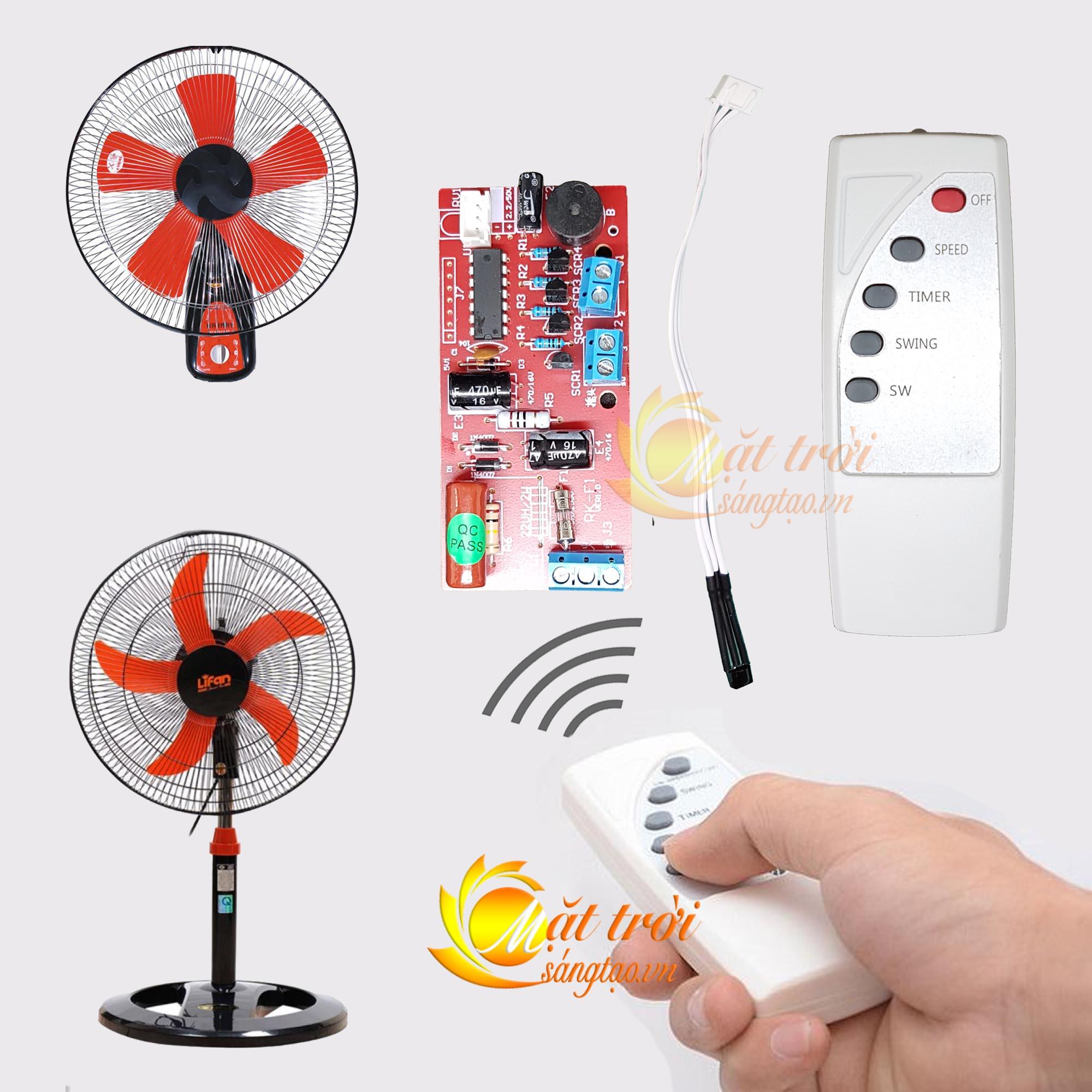 Combo 05 Bộ mạch điều khiển quạt từ xa