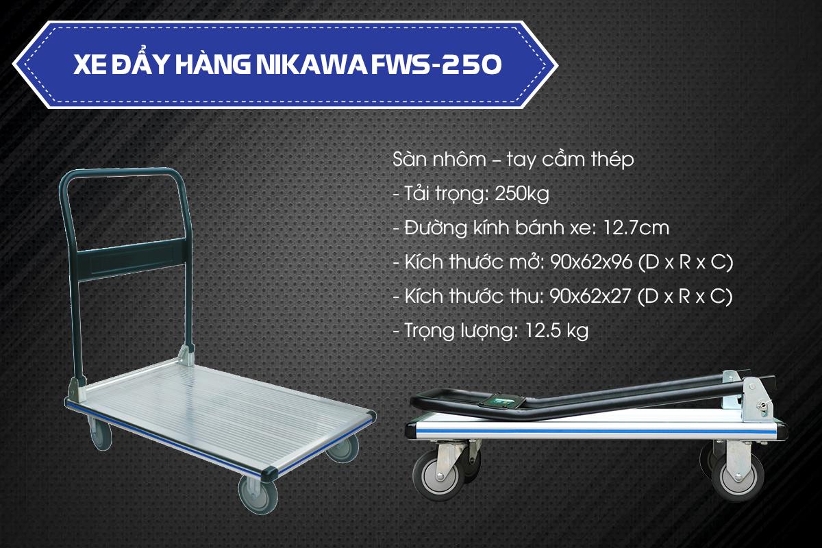 Xe đẩy hàng Nikawa FWS-250