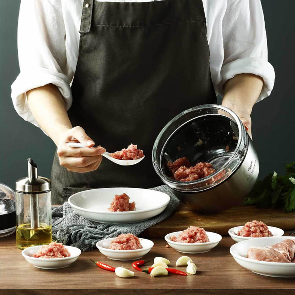 Máy xay thịt bằng thép không gỉ Deerma