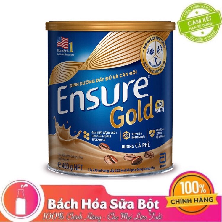 Sữa bột Ensure Gold hương Cà phê (400g)