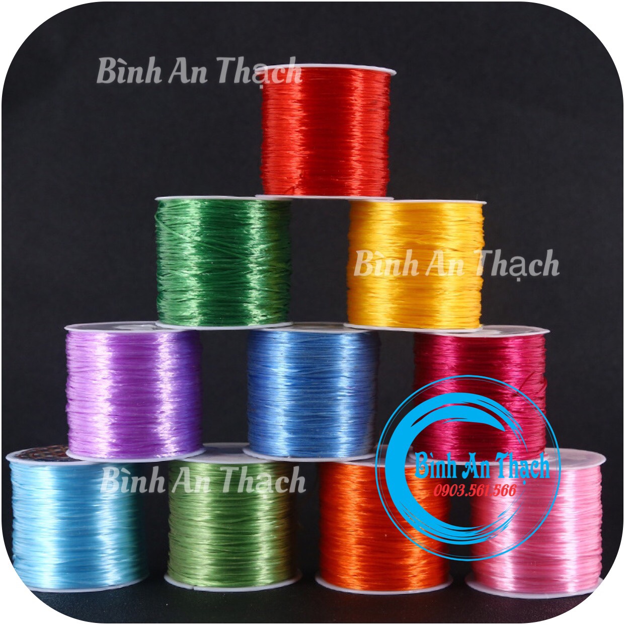 Dây Cước Thun Lụa Co Giãn Nhiều Màu Làm Vòng Đeo Tay