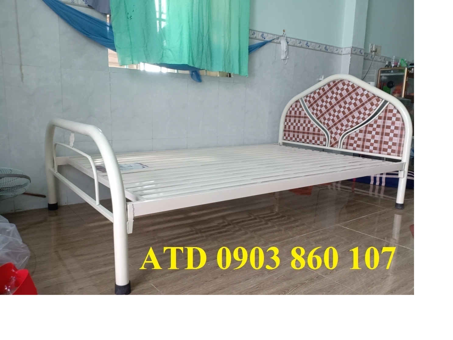 [HCM]Giường sắt đơn giá rẻ đủ kích thước 1m dài 2m hcm bình dương