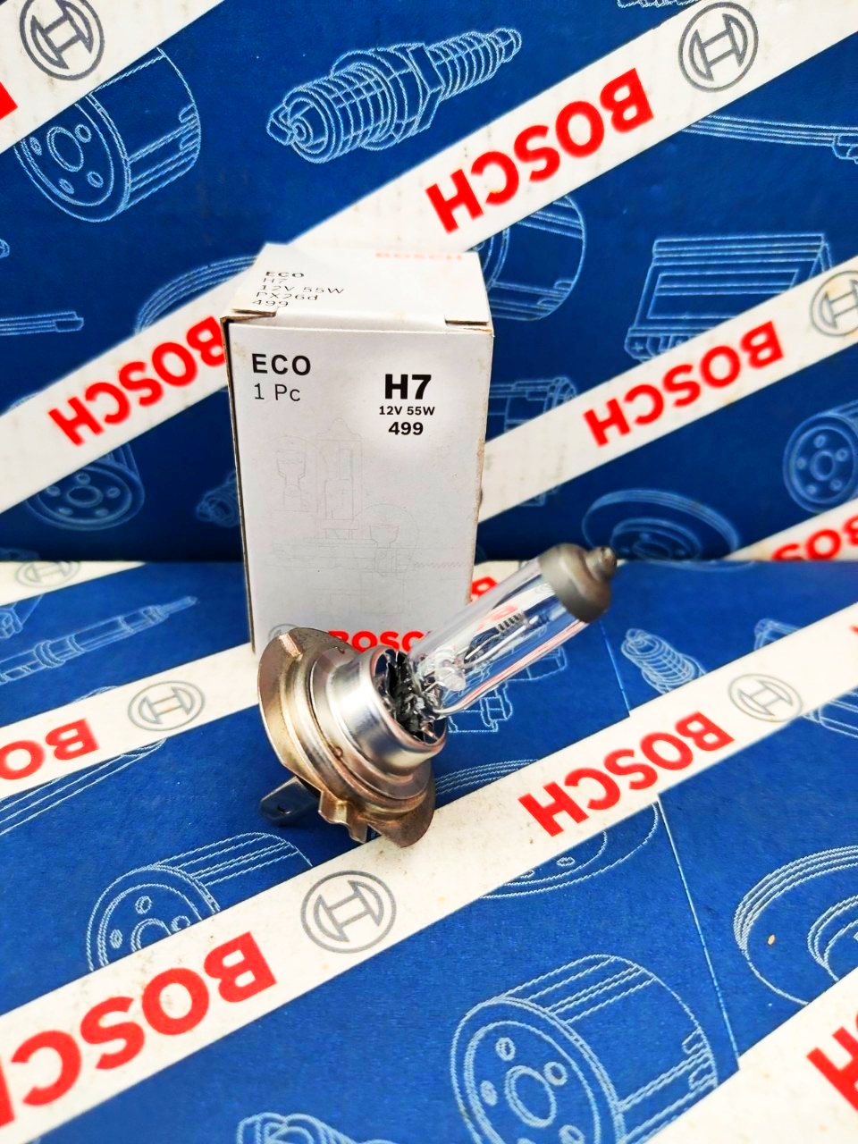 Bóng Đèn Bosch H7 12V 55W (Hộp 1 Bóng)
