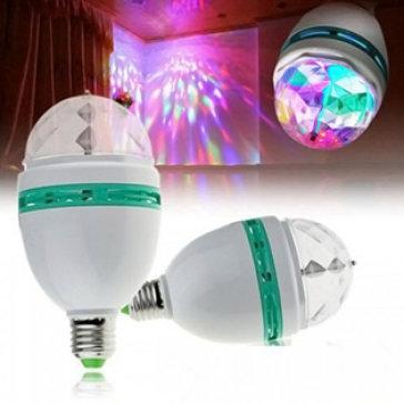 [HCM]Đèn led xoay 7 màu giá rẻ
