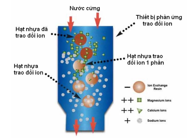 Combo  04 lit hạt cation làm mềm nước