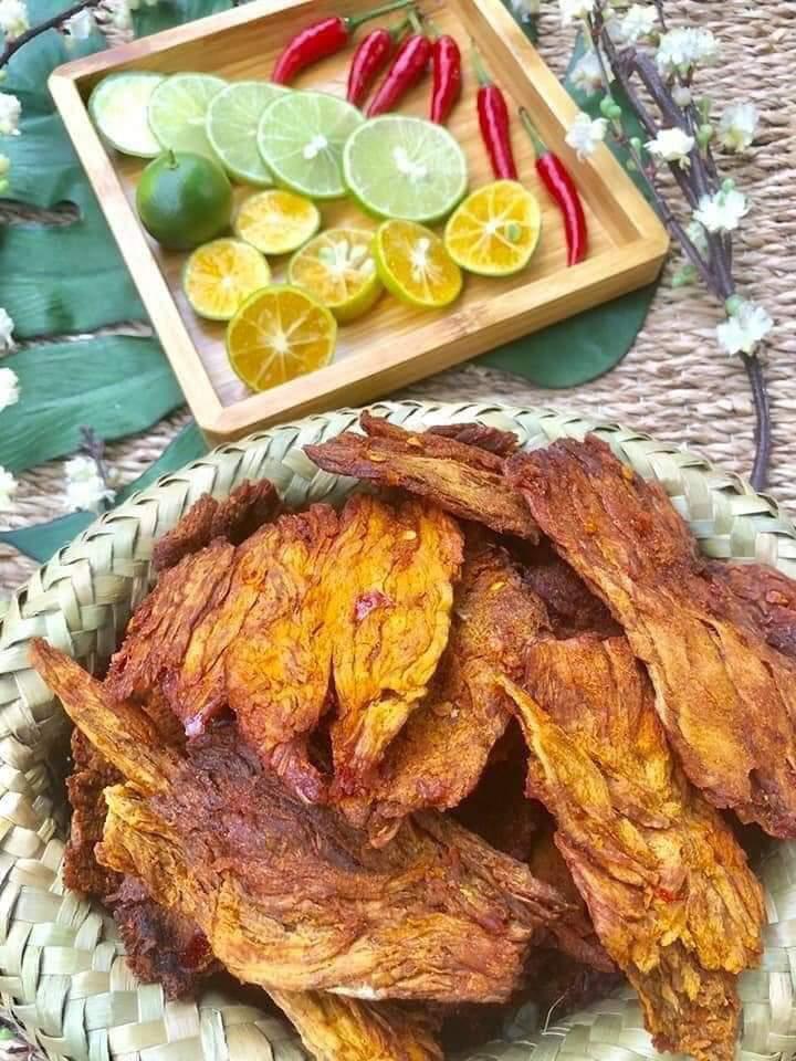 KHÔ BÒ GIÒN HỒNG NGỰ 250GR