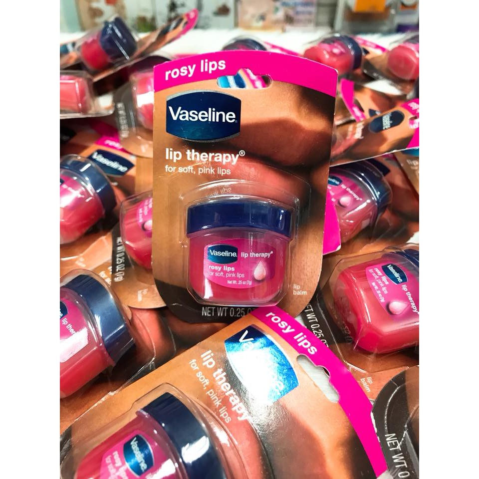[HCM]son dưỡng môi vaseline lip therapy 7g - rosy lips