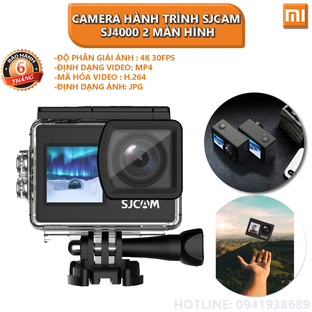 Camera hành trình Sjcam SJ4000 2 màn hình