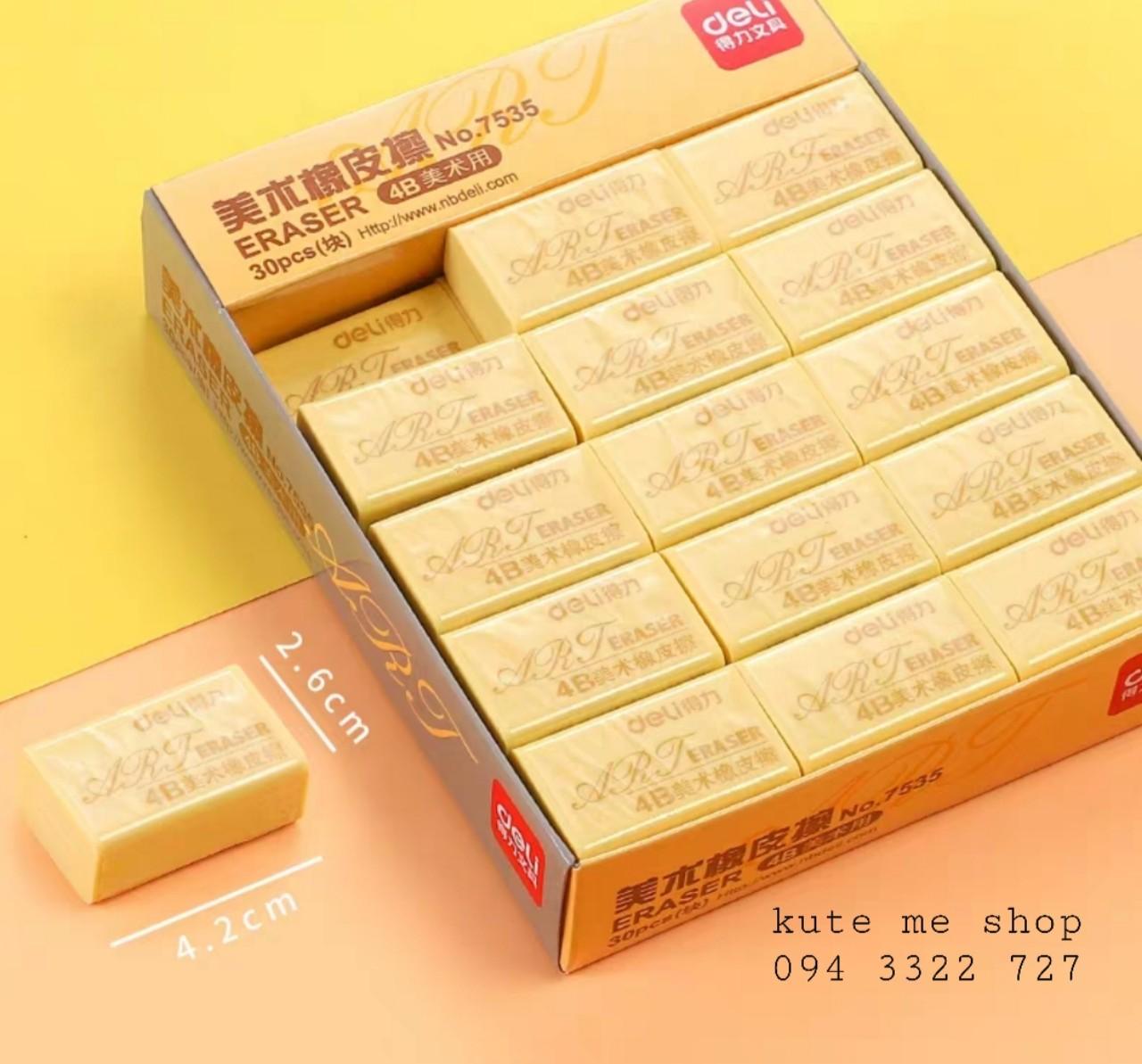 Gôm chì 4B - 1 set 4 viên
