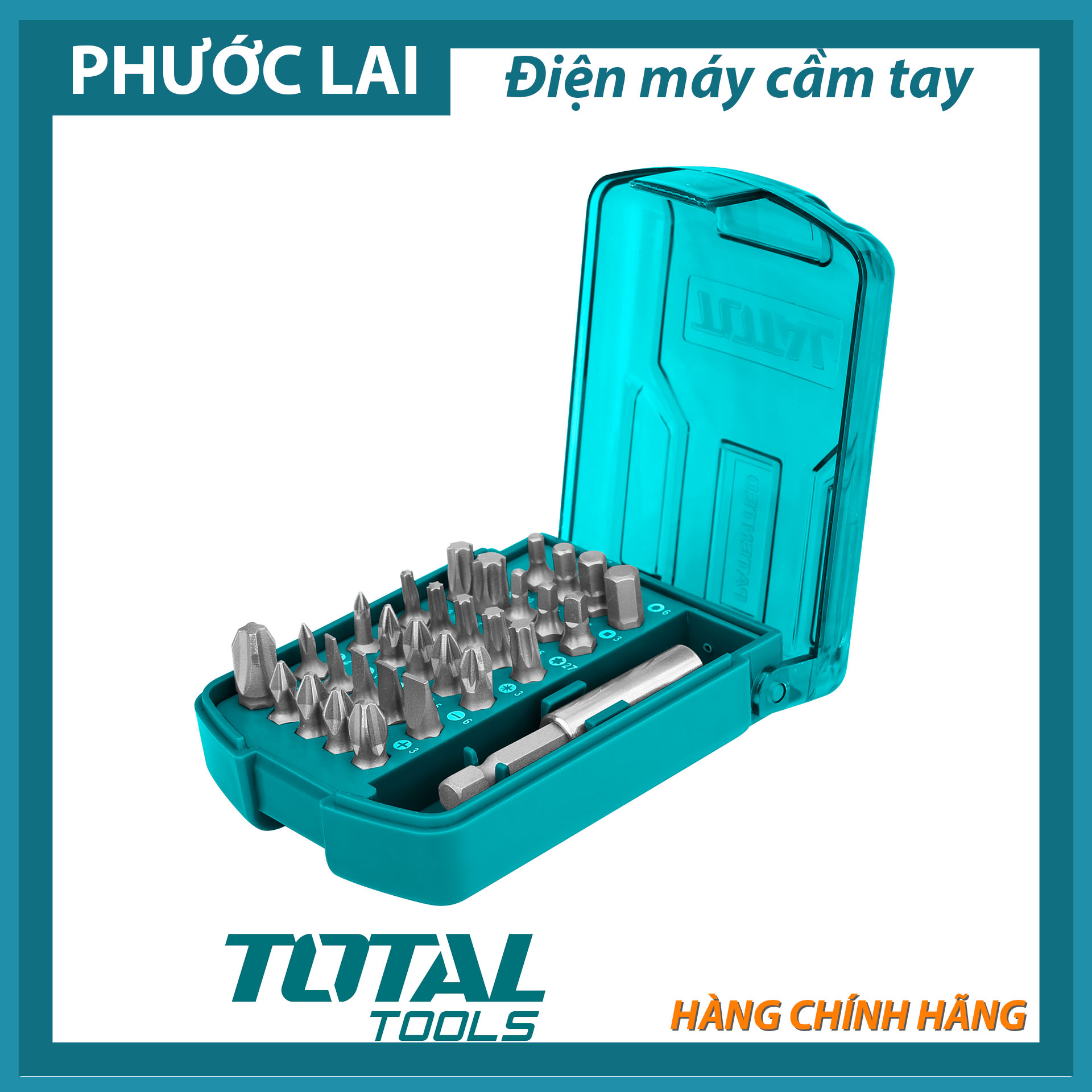 Bộ 30 mũi bắt vít 25mm total tacsd10306