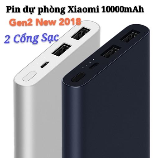 Pin Dự Phòng Xiaomi Mi Gen 2 2018 10000 MAh
