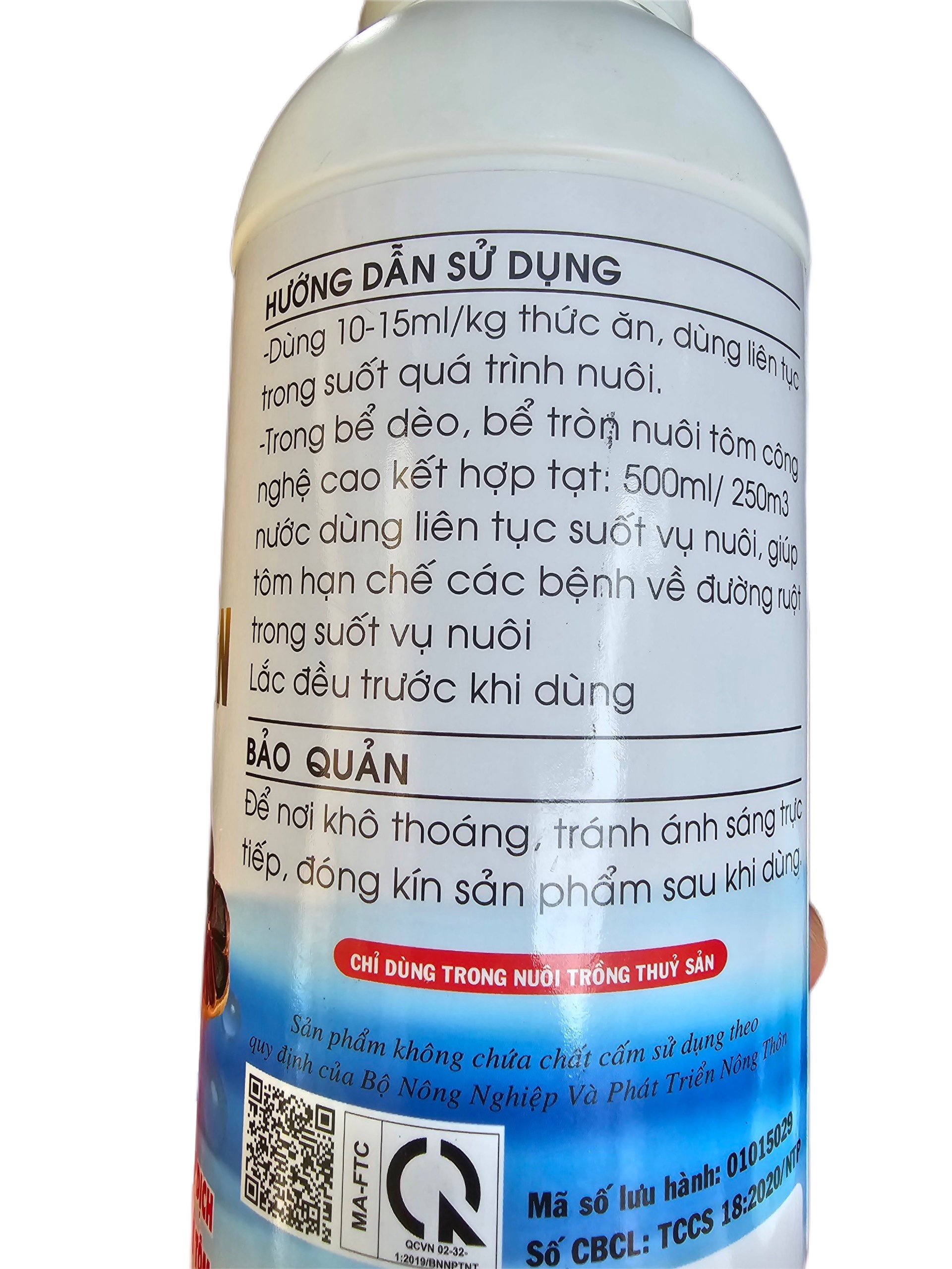 cao tỏi đen cho tôm cá ếch lươn,cá koi, chai 1000ml