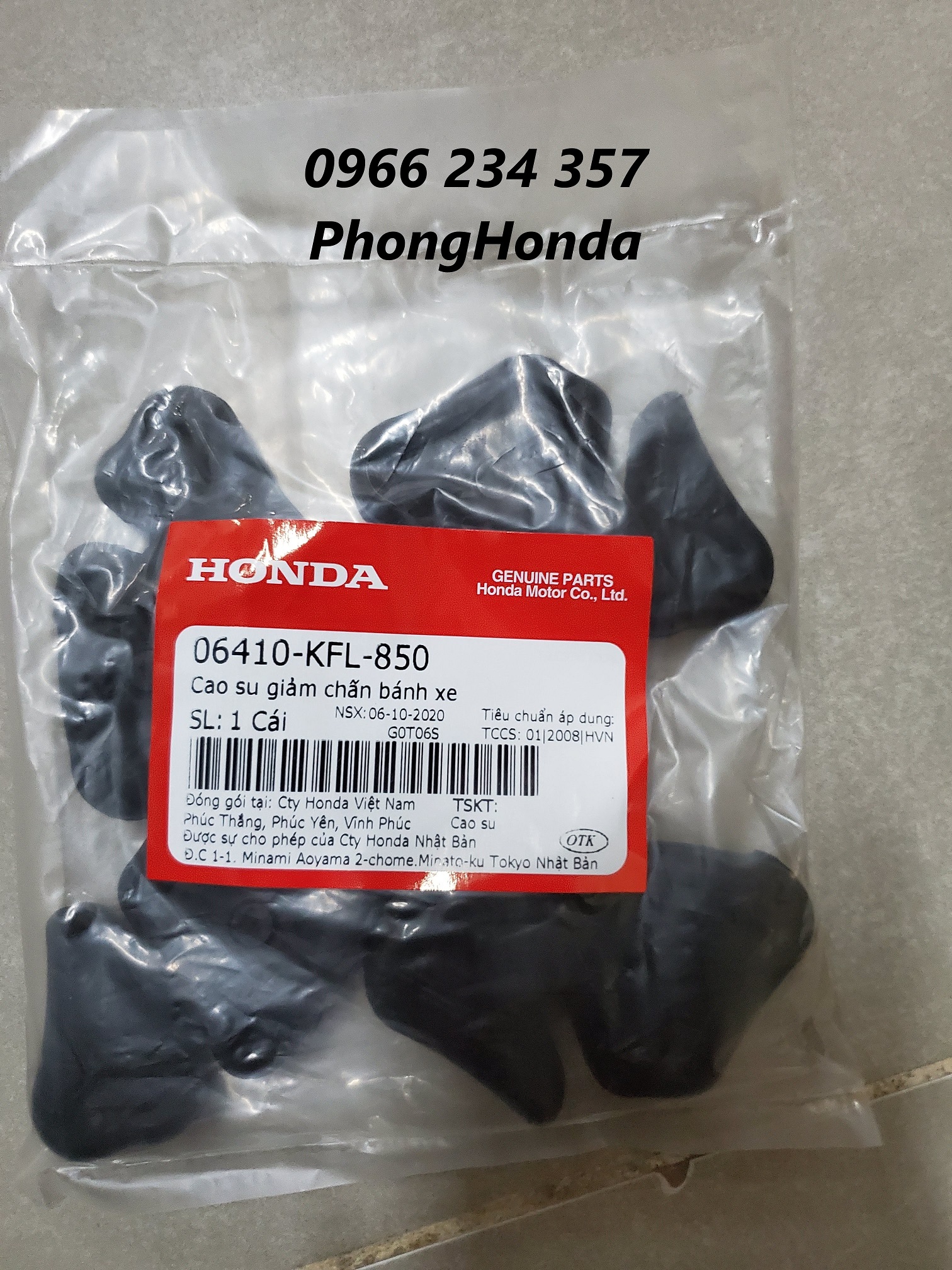 Cao su đùm wave @ lớn , wave rs , wave s 100 chính hiệu honda
