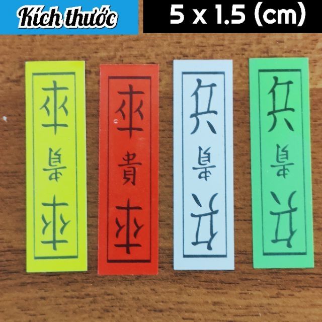Cây bài tứ sắc loại 1