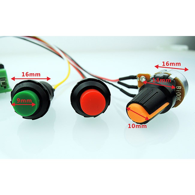 Bộ Điều Khiển Tốc Độ Động Cơ DC 6V 12V 24V PWM DC Có Đảo Chiều Quay