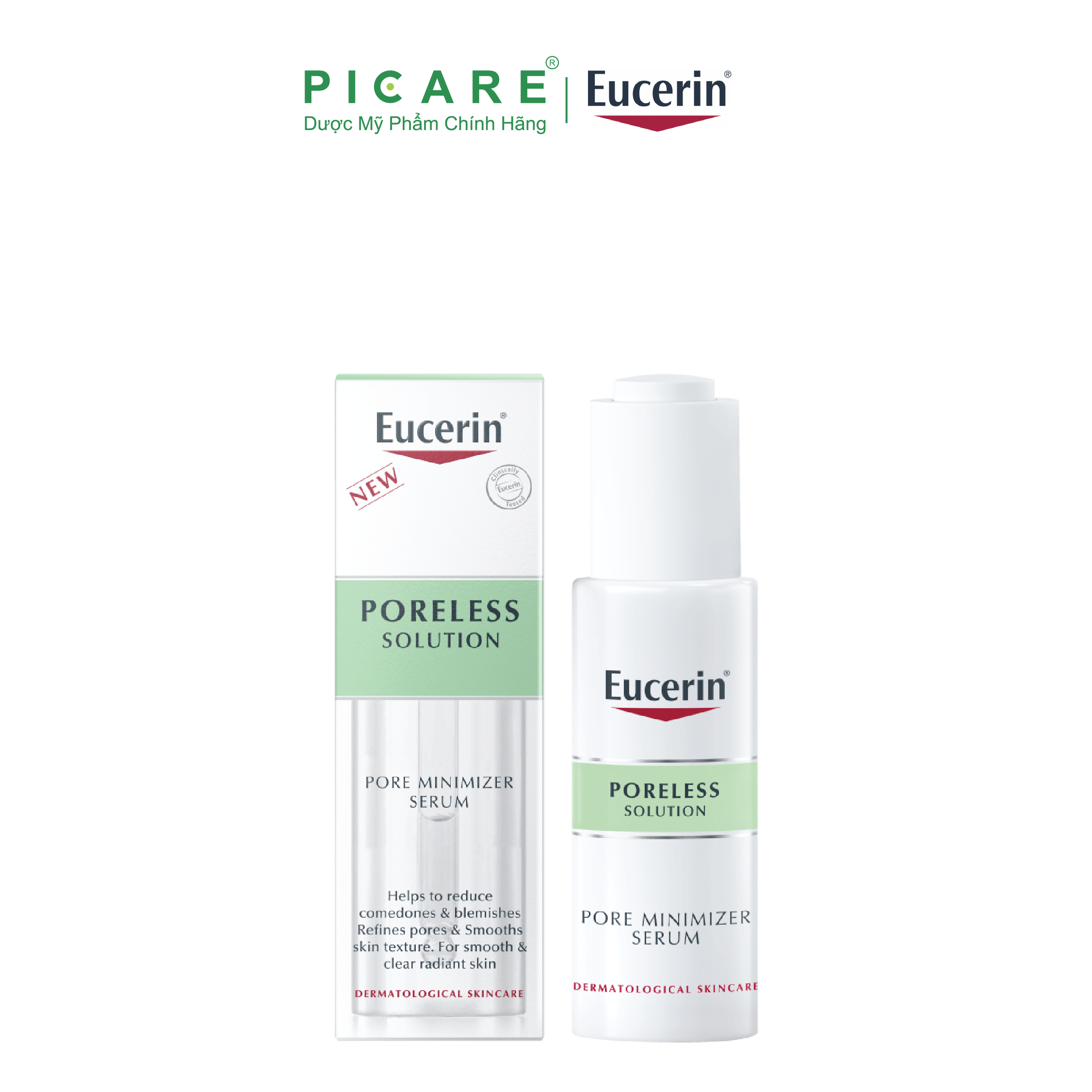[GIẢM 20K ĐƠN 399K] Tinh Chất Thu Nhỏ Lỗ Chân Lông Eucerin Poreless Solution Pore Minimizer Serum 30ml