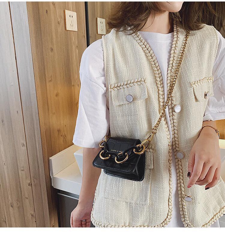 túi nữ đeo chéo mini( cả mẹ và bé đều đeo đc)