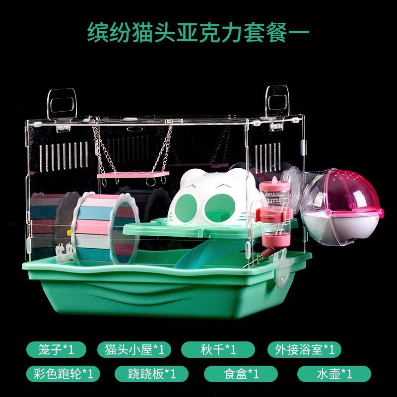 Lồng mica cho hamster - Lồng mèo mica