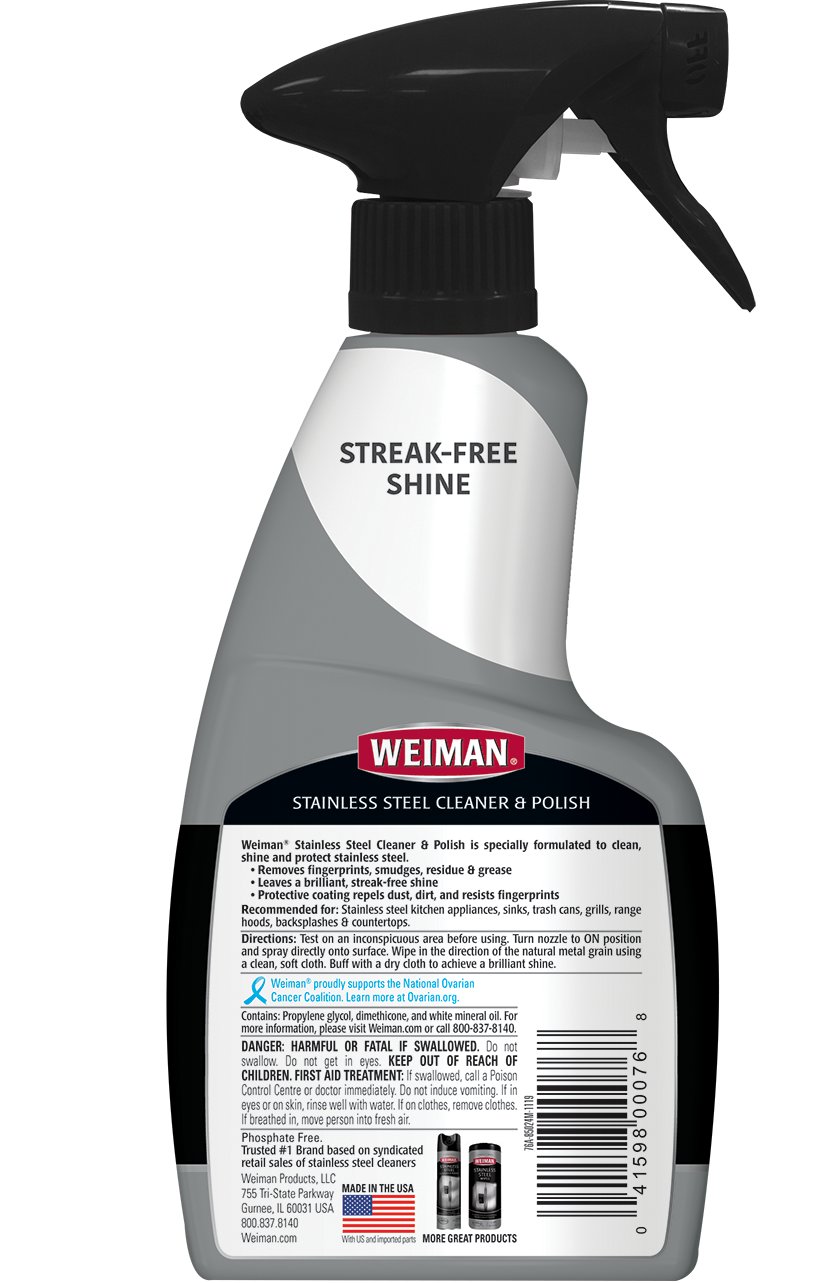 [HCM]Weiman xịt đánh bóng và làm sạch inox thép - 355ml