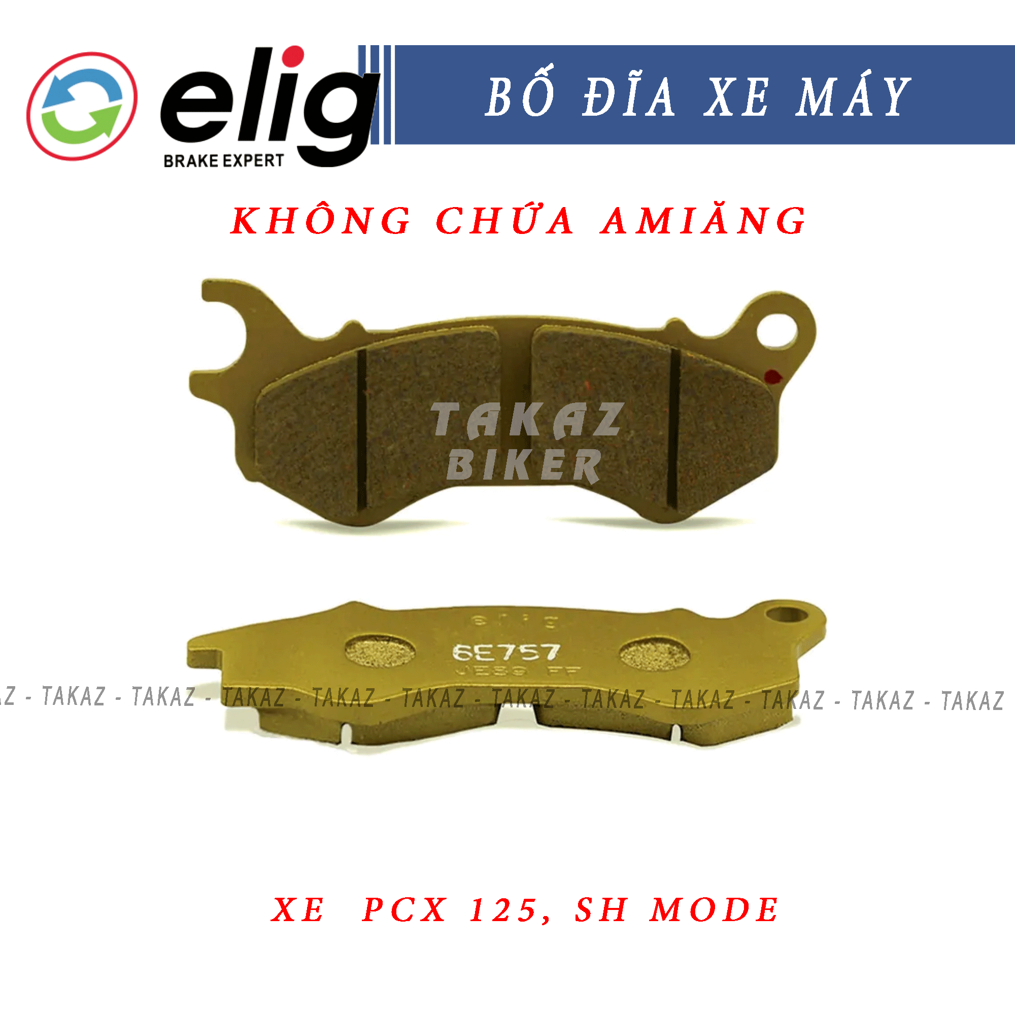 Bố thắng dĩa xe honda pcx 125cc sh mode elig