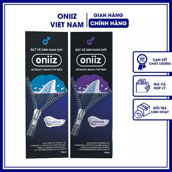 Bọt vệ sinh nam giới Oniiz - Dung dịch vệ sinh nam tạo bọt 100ml
