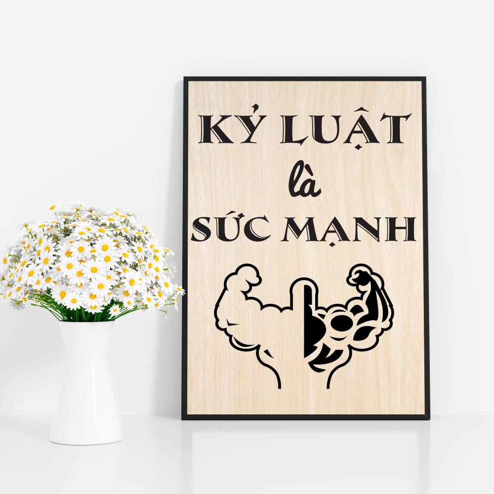 50 mau tranh dong luc mini de bàn trang tro bàn làm viec guc hoc tap, tranh khung size 15x20cm tang kom chon de